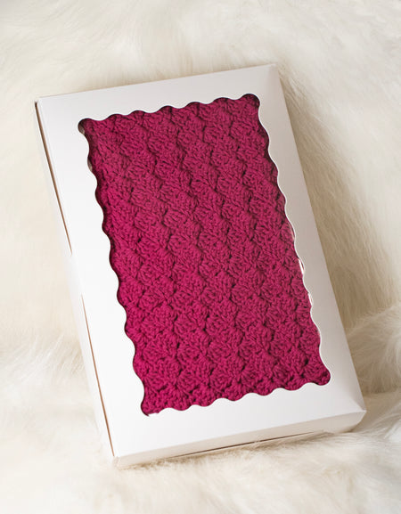 Crochet Pink Baby Blanket