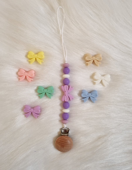 Colorful Pacifier Clip