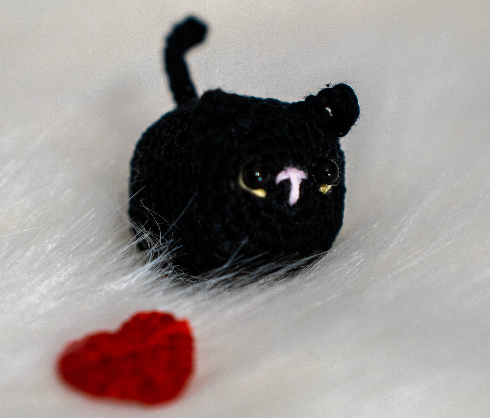 Crochet Lucky Black Cat