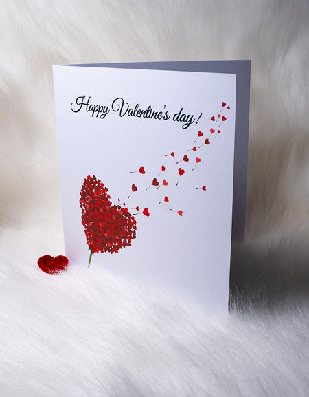 Crochet Removable Heart Greeting Card